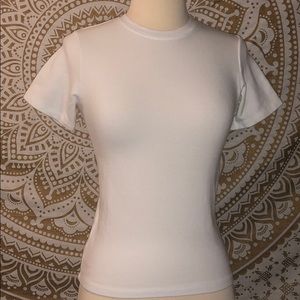 NWOT BRANDY MELVILLE WHITE SHORT SLEEVE TEE